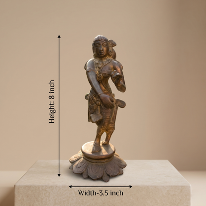 Heritage Brass Dancing Apsara Statue