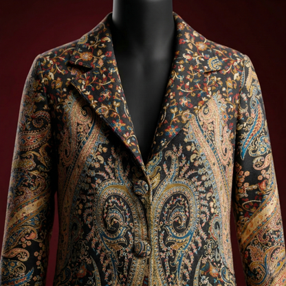 The Sovereign Paisley Tapestry Long Coat