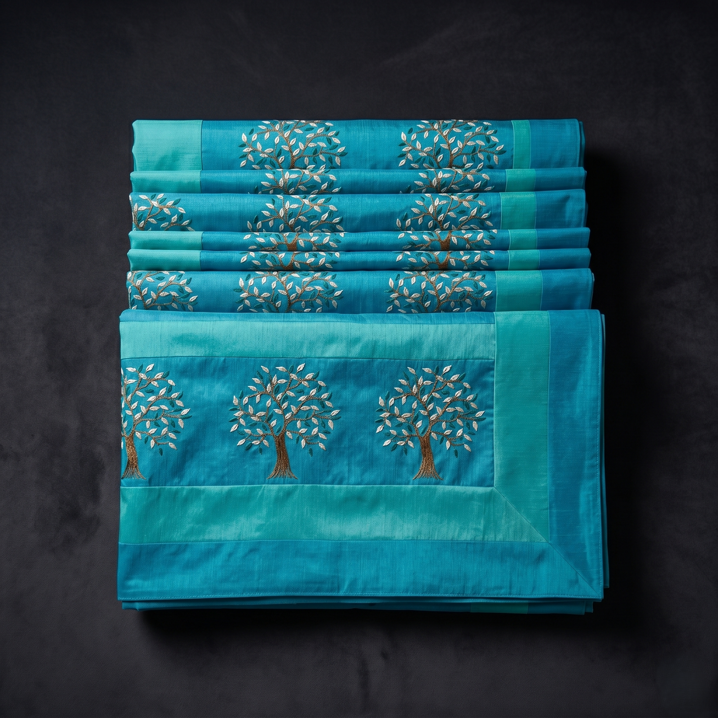 Luxury Tree Of Life Silk Bedcover