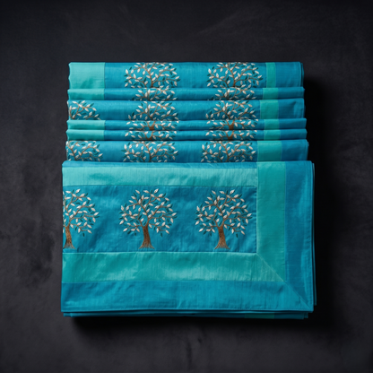 Luxury Tree Of Life Silk Bedcover